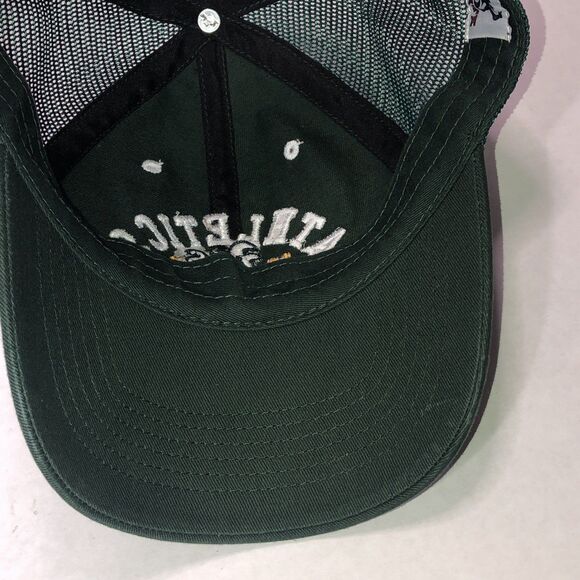 MLB OAKLAND ATHLETICS A'S CURVED BILL MESH TRUCKER ADJUSTABLE SNAPBACK HAT CAP - Picture 9 of 9